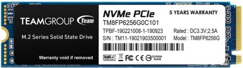 Team Group MP33 256GB NVMe Single Cut SSD