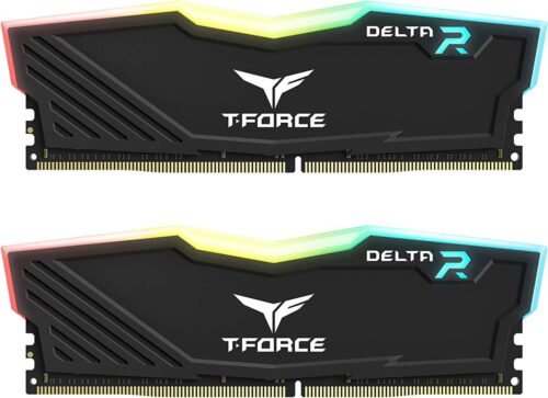 Team Group T-Force DELTA RGB 16GB DDR4 3600MHz Desktop Memory – Black/White