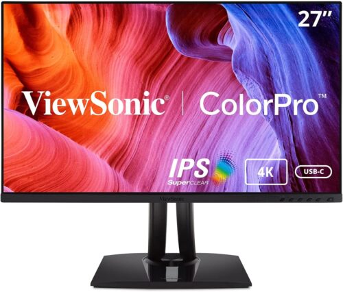 ViewSonic VP2756-4K 27 inch IPS 4K 60Hz Ergonomic Monitor